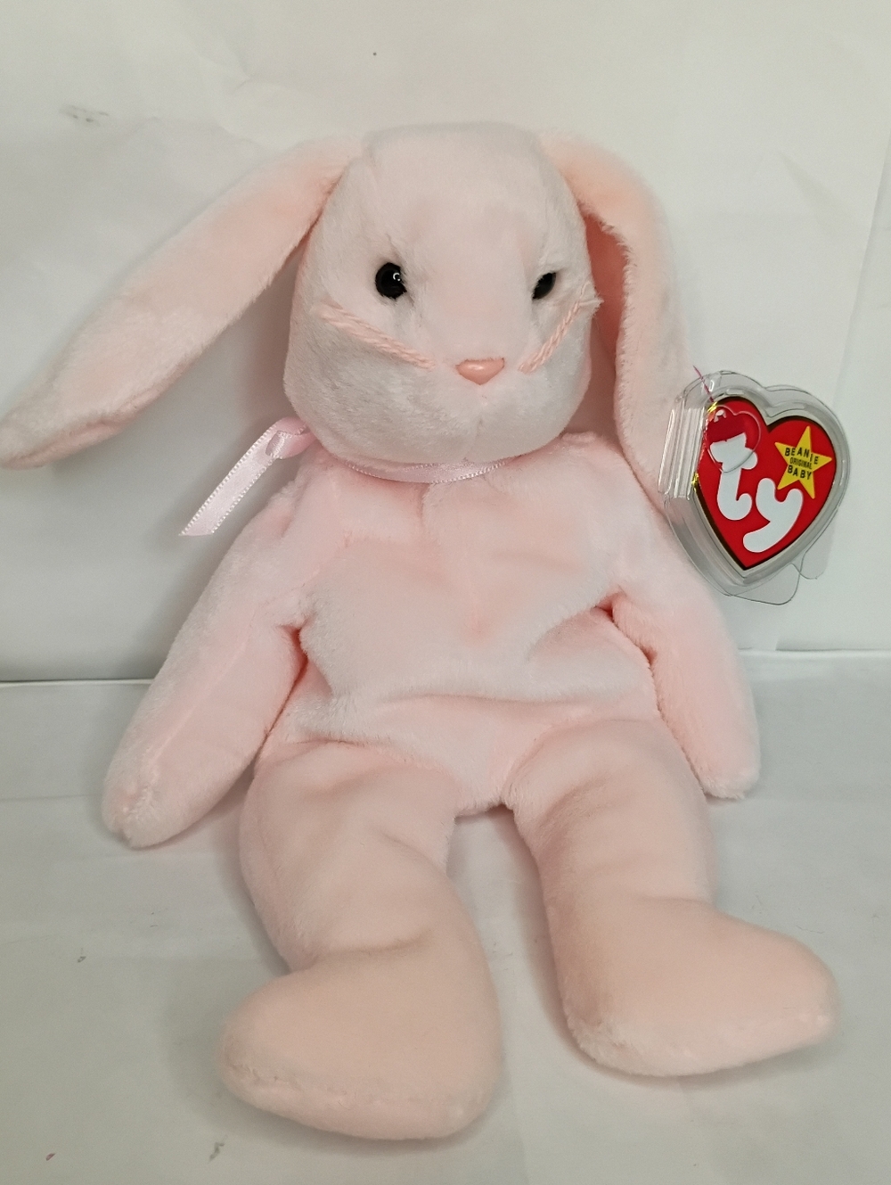 Ty Beanie Baby Pink Bunny Plush